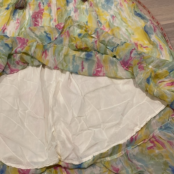 Anthropologie Water Color Print Sleeveless Maxi Dress - Size 6 - Picture 9 of 11